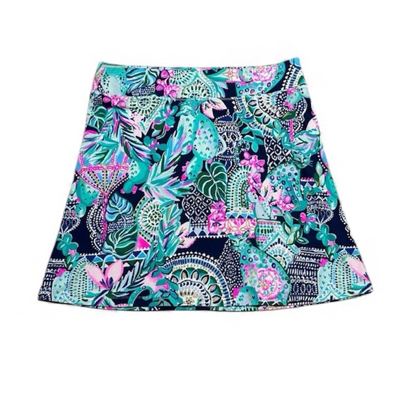 Lilly Pulitzer Dresses & Skirts - LILLY PULITZER Lookin Sharp Brenna Stretch Athleisure Coastal Beach Skirt Large